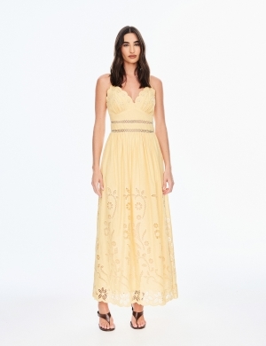 Vestido Guipir Wilma Off White | Delight Store