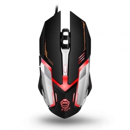 Mouse Gamer Usb Com Led 3600 Dpi 7 Botões Ebai - FZF-A7 Mouse Gamer Usb Com Led 3600 Dpi 7 Botões Ebai - FZF-A7
