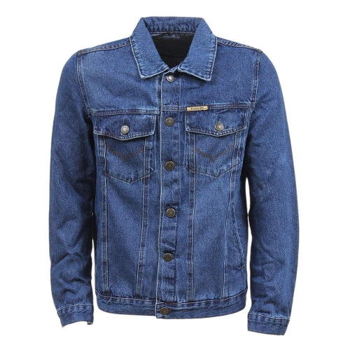 Jaqueta Jeans Azul Masculina com Pelúcia Wrangler 38374 - Rodeo West