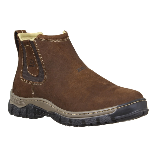 Botina Unissex Couro Marrom Zebu 35197 - Rodeo West