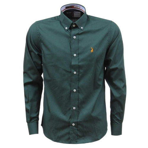 Camisa Masculina Verde Manga Curta Smith Brothers 38920 - Rodeo West